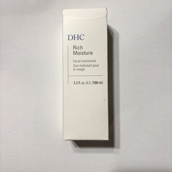 DHC Rich Moisture Facial Moisturizer 3.3‎ Fl Oz Lightweight Hydrating Lotion - Picture 1 of 5
